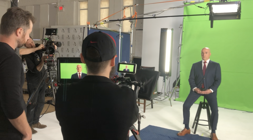 DMJ Studios shoots video at Rothenberg Law Firm